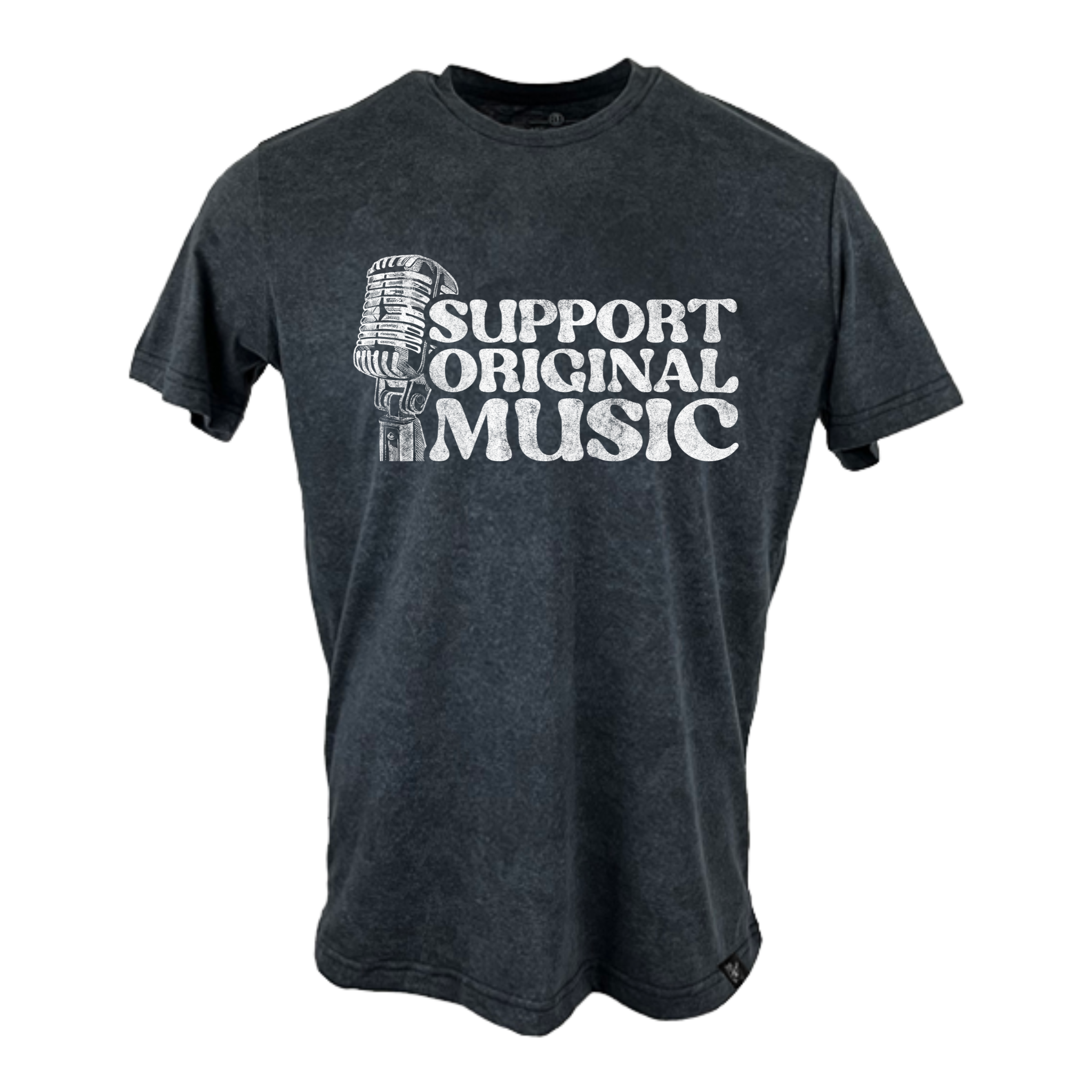 Support Original Music - Shirt - Vintage Black – Interstate Music