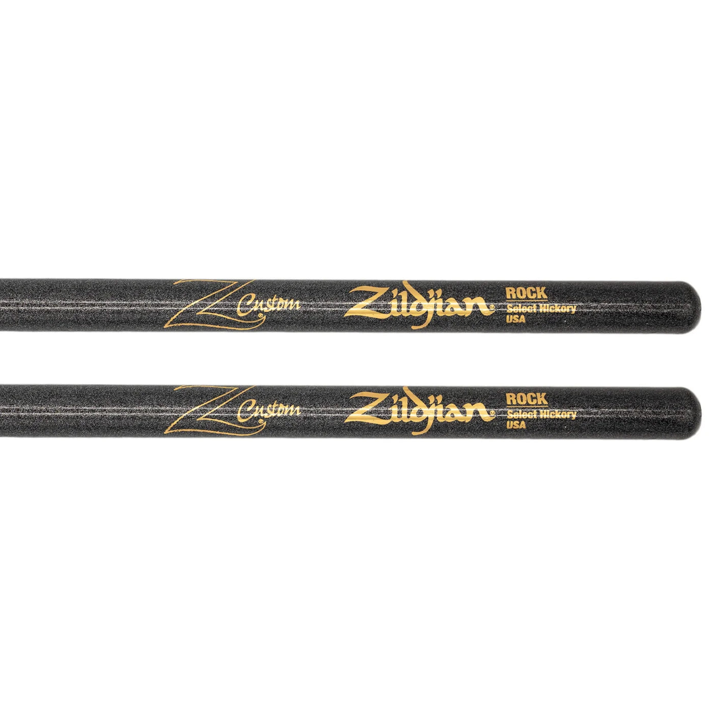 Zildjian Z Custom Limited-Edition Drumsticks - Rock, Wood Tip, Black Chroma (ZRKCB-ZC)