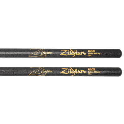 Zildjian Z Custom Limited-Edition Drumsticks - Rock, Wood Tip, Black Chroma (ZRKCB-ZC)