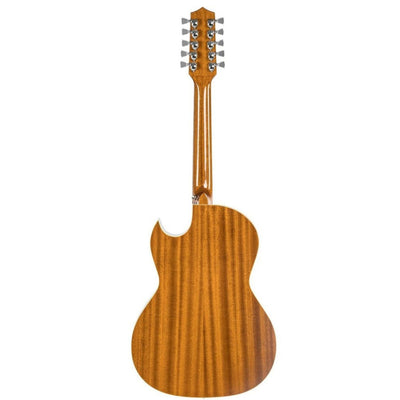 H. Jimenez LBQ1E  El Esta'ndar Acoustic-Electric Guitar, Bajo Quinto Natural Mahogany, Solid Spruce Top With Cutaway and Electronics