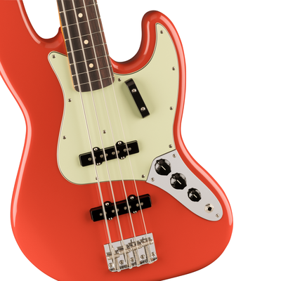 Fender Vintera II '60s Jazz Bass, Fiesta Red with Rosewood Fingerboard