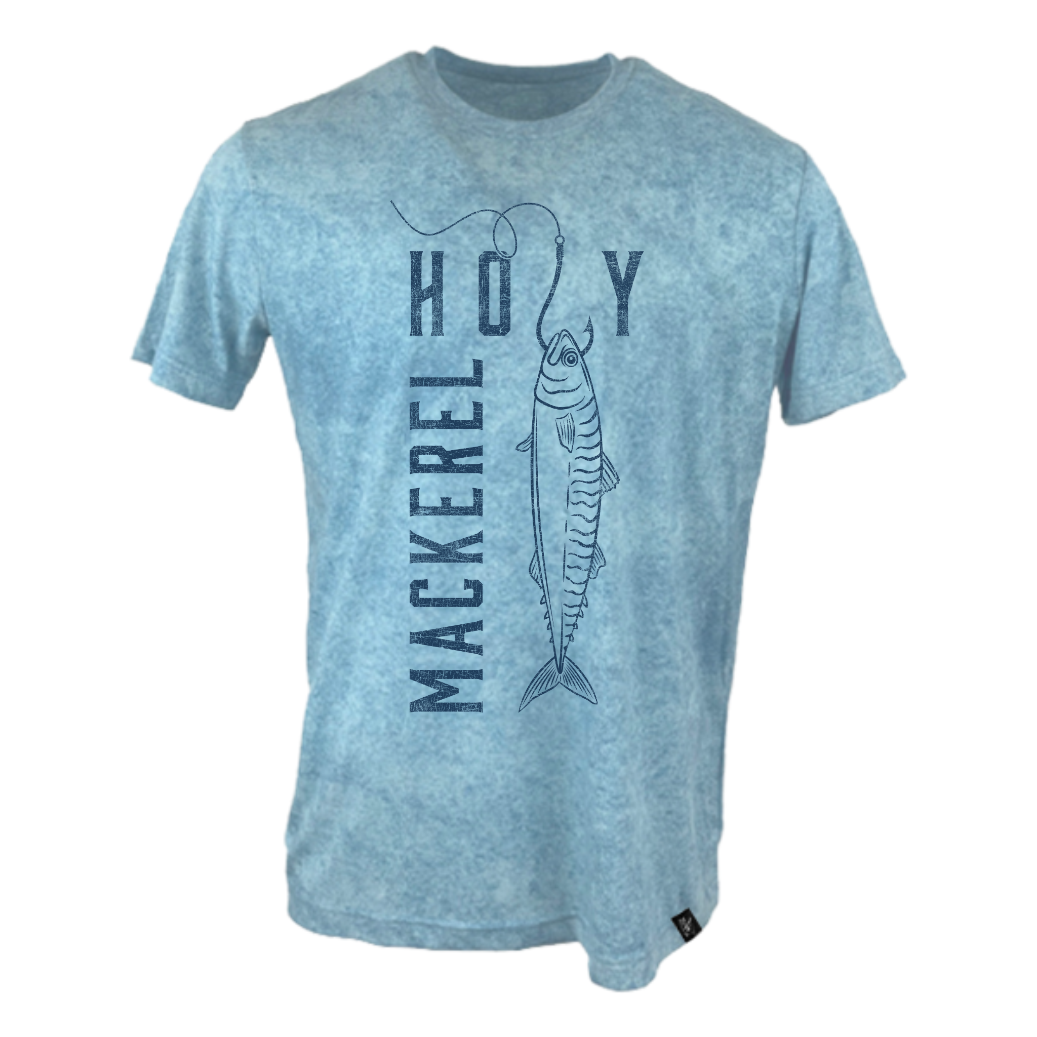 Justin Chopelas - Holy Mackerel - Vintage Blue - T-Shirt – Interstate Music