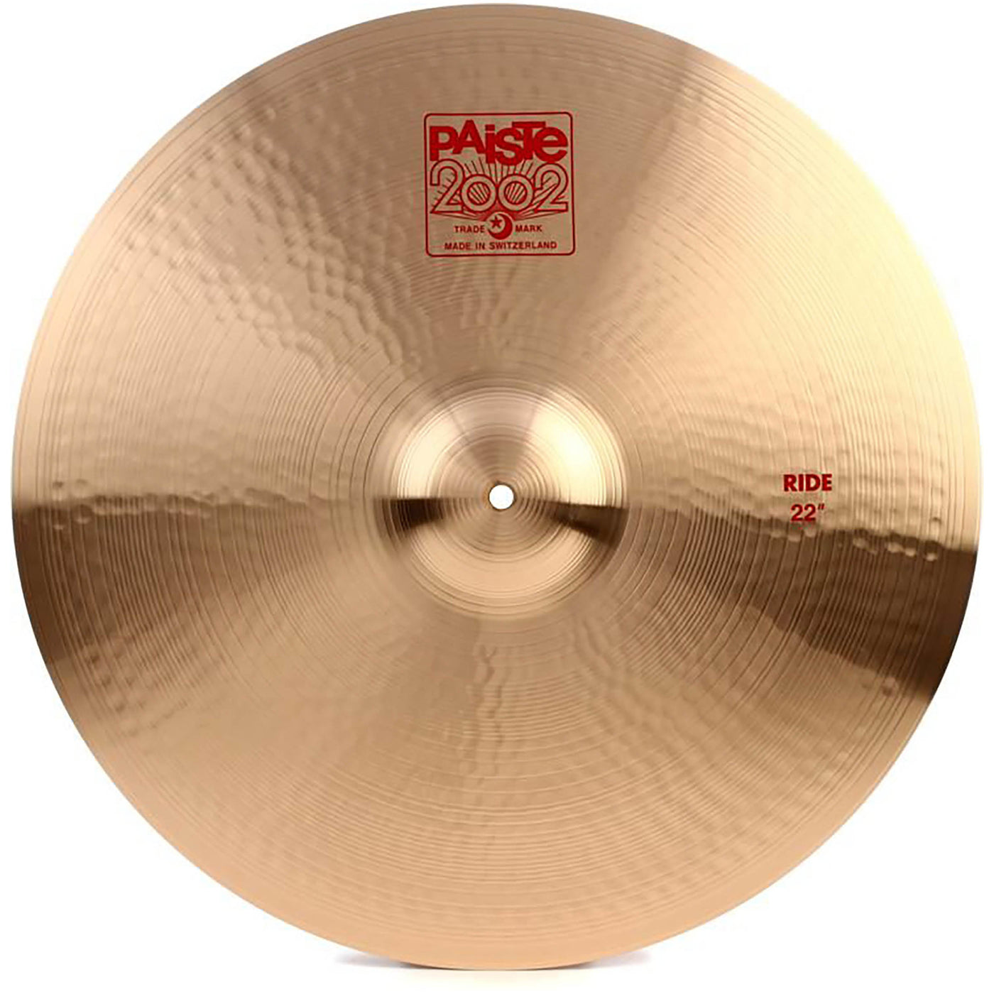 Paiste 1061622 Ride Cymbal, 2002 Series, Percussion Instrument for Drums, 22"