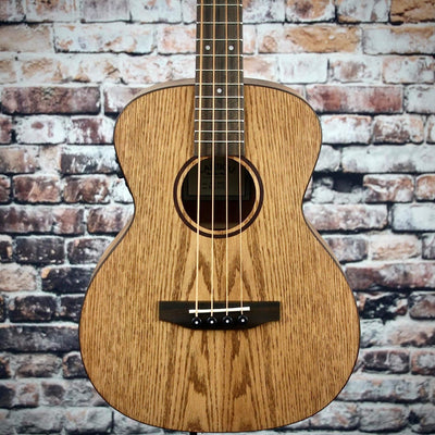 Lanikai OA-EBU 4 String Ukulele, Bass Oak Bodied, with Fishman Clasica Electronics