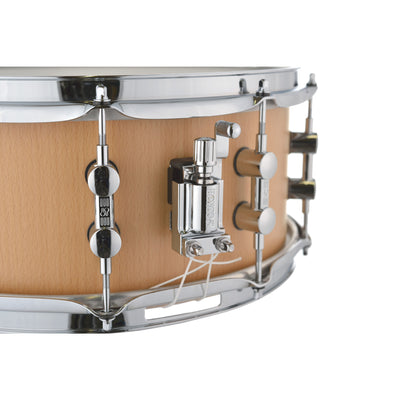 Sonor KS-1406-SDW-NAB Kompressor Snare Drum, Percussion Instrument, Heavy Beech, 14" x 6"