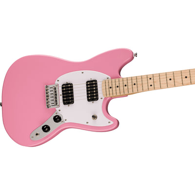 Squier Sonic Mustang HH Electric Guitar, Flash Pink (0373702555)