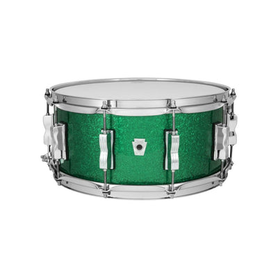 Ludwig 6.5 x 14 Classic Oak Snare Drum, Green Sparkle