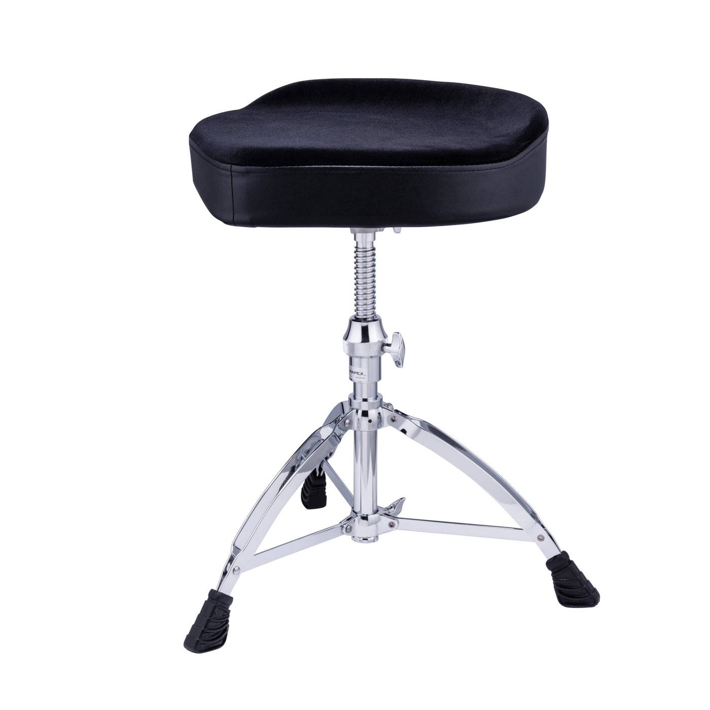 MAPEX Cloth Top Saddle Style Seat with 3 Double Braced Legs and Threaded Spindle (T685)