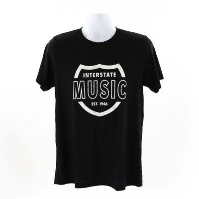 Interstate Music Short Sleeve T-Shirt - Unisex, Black, Medium