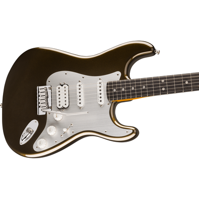 Fender American Ultra II Stratocaster HSS, Ebony Fingerboard, Texas Tea