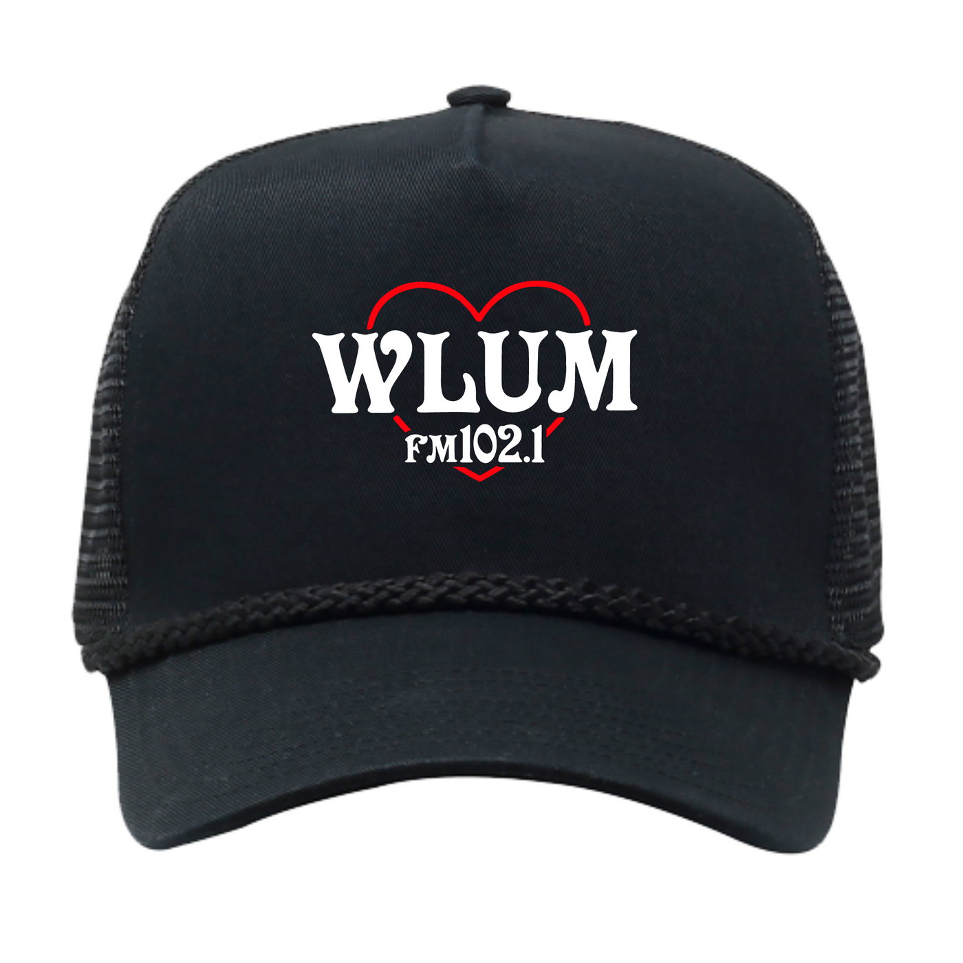 FM 102.1 - WLUM Trucker Hat - Black