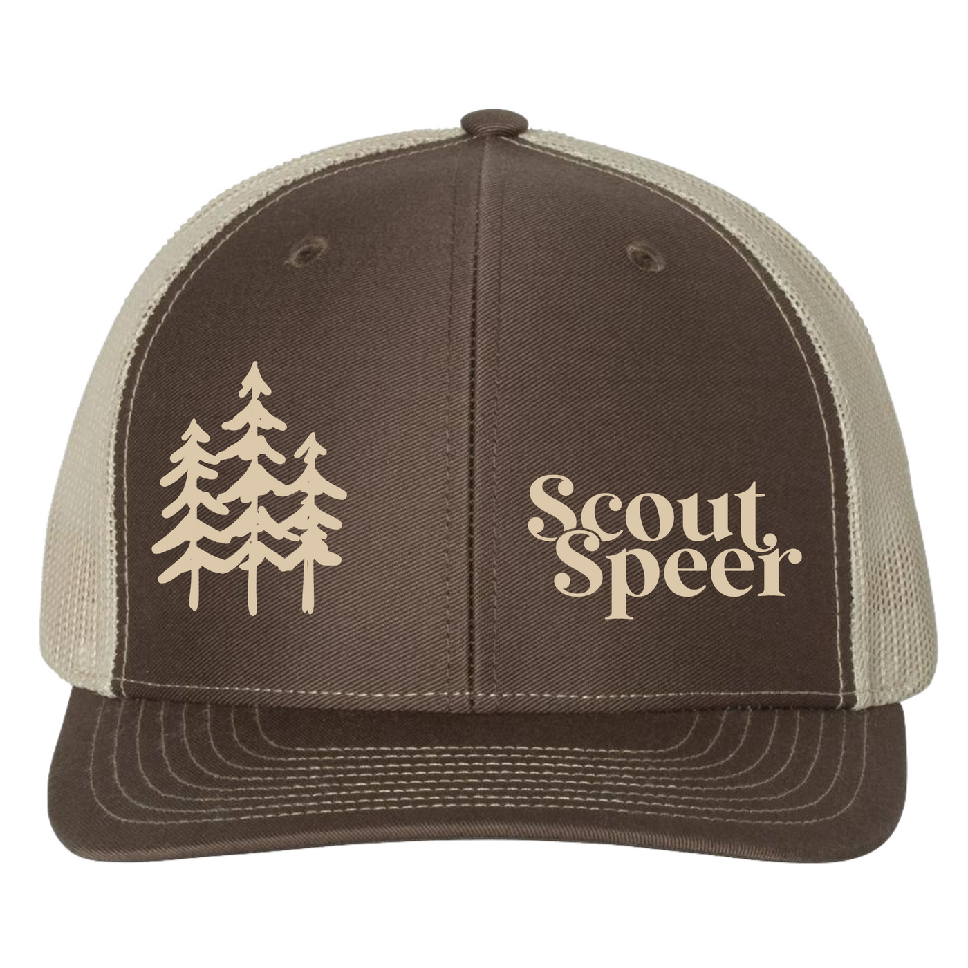 Scout Speer - Stacked Logo Hat - Brown