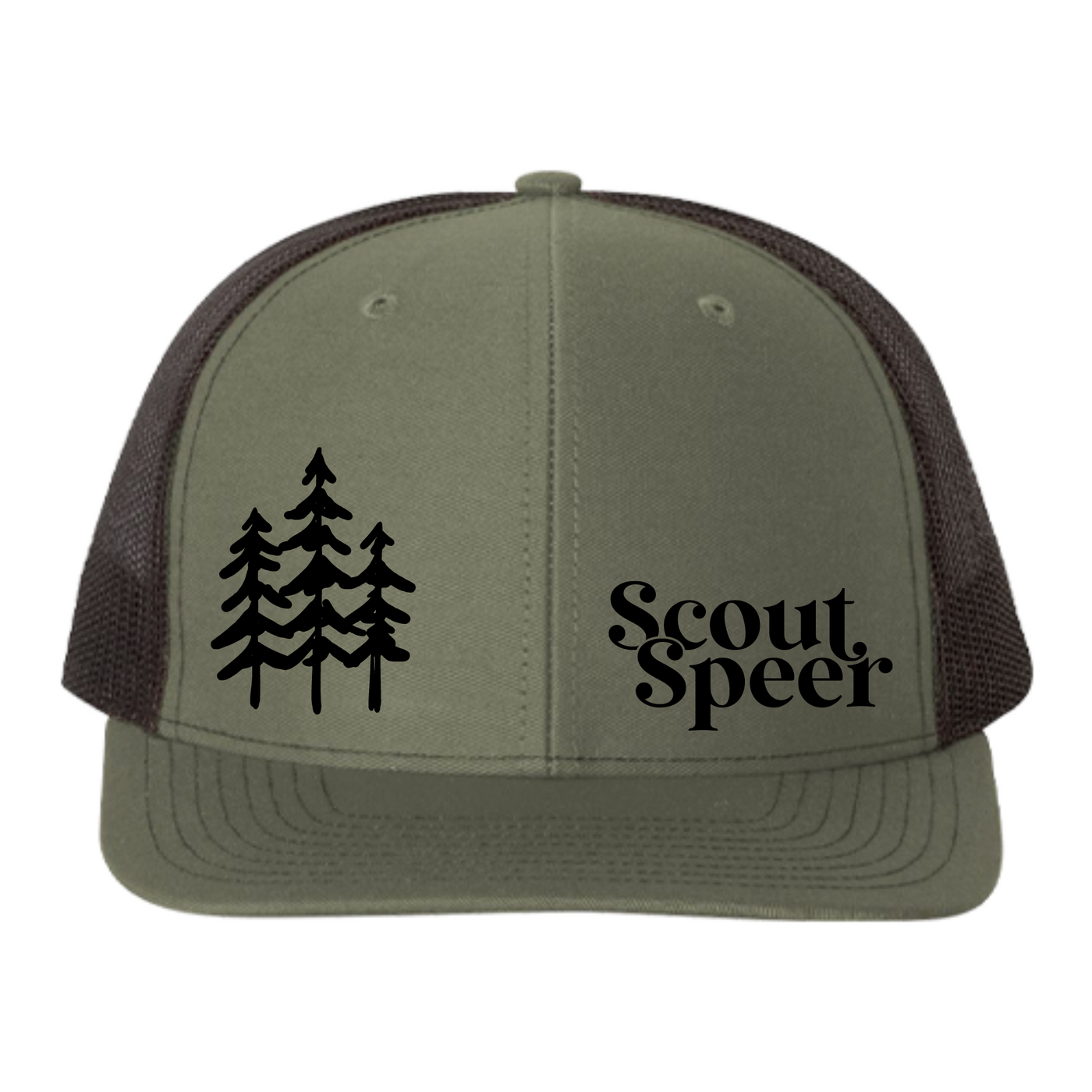 Scout Speer - Stacked Logo Hat - Loden Green