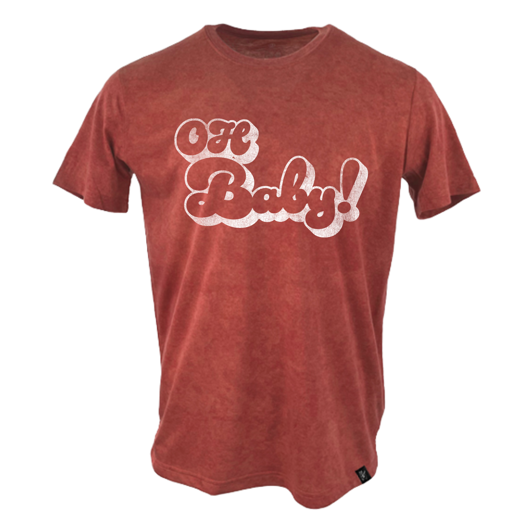 Justin Chopelas - Oh Baby! T-Shirt - Vintage Crimson – Interstate Music