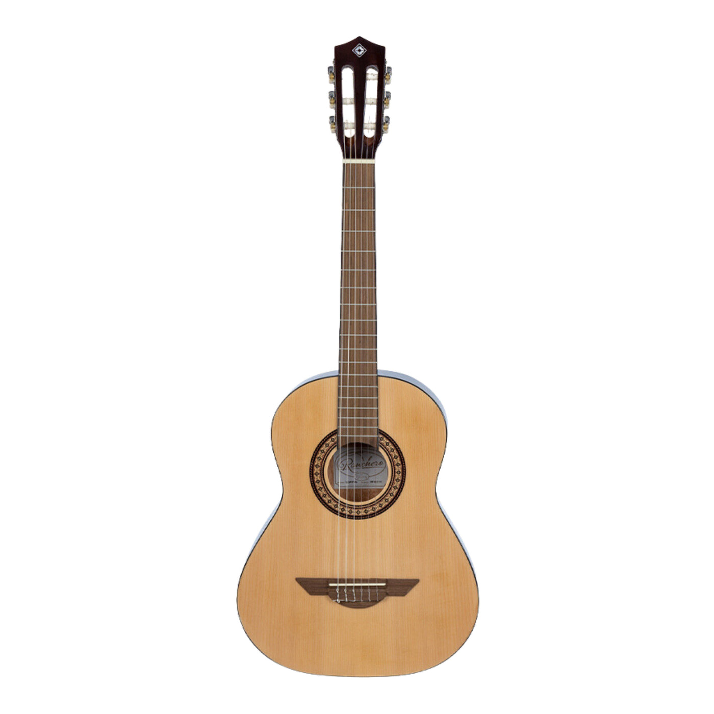 H. Jimenez LGR75N Ranchero Series 3/4 Size Nylon String Guitar with Padded Gig Bag