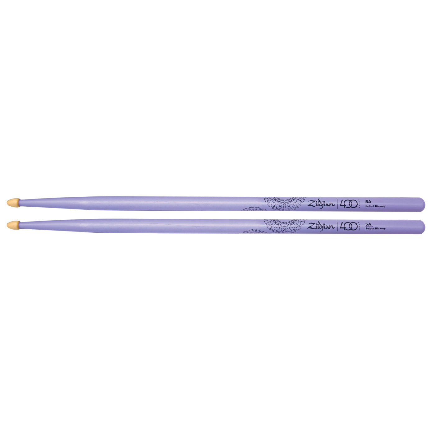 Zildjian Limited Edition 400th Anniversary 5A Acorn Purple Drumstick (Z5AACP-400)