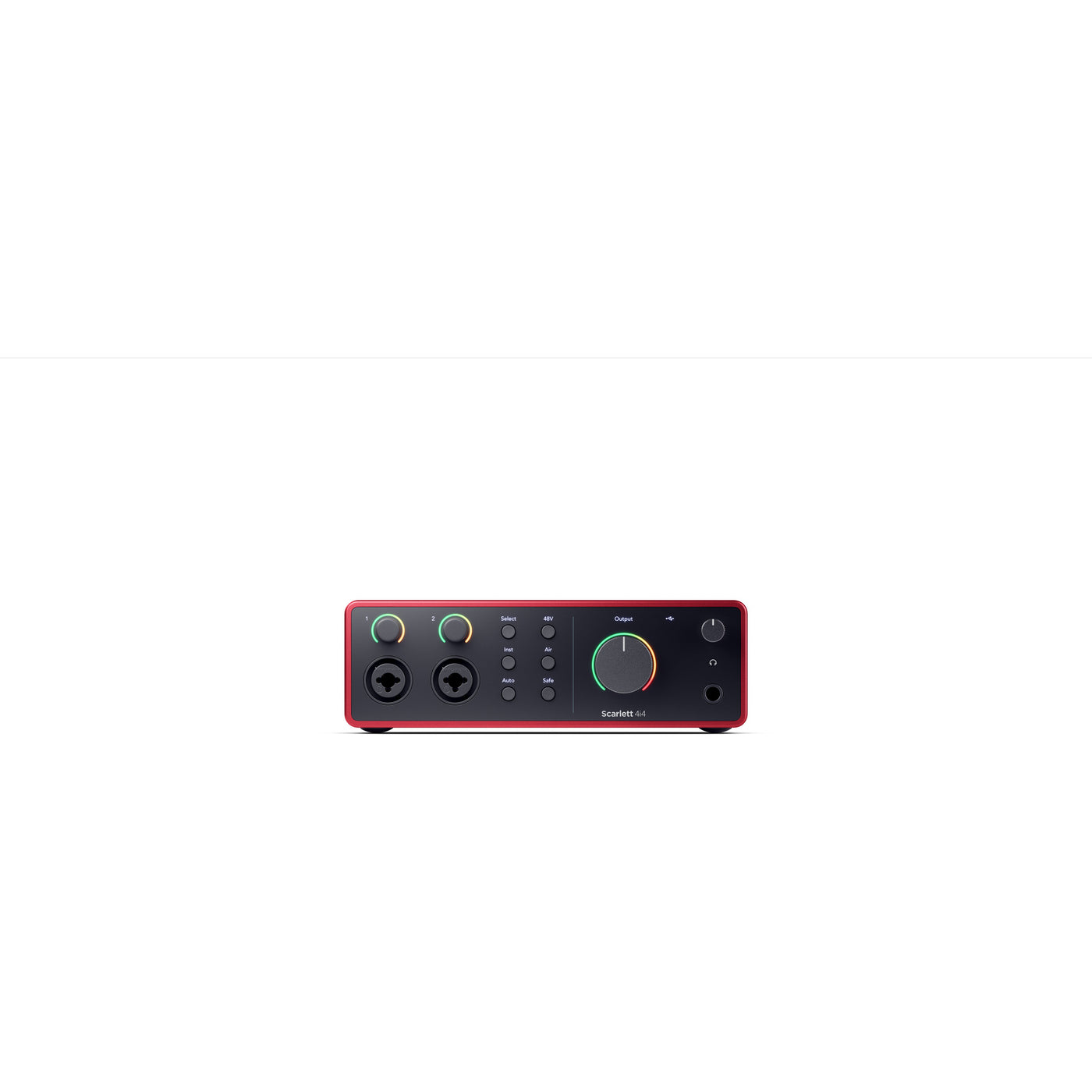 Focusrite Scarlett 4i4 (4th Gen) USB Audio Interface, Professional Quality Audio Equipment for Studio Musicians, Guitarists, & Producers