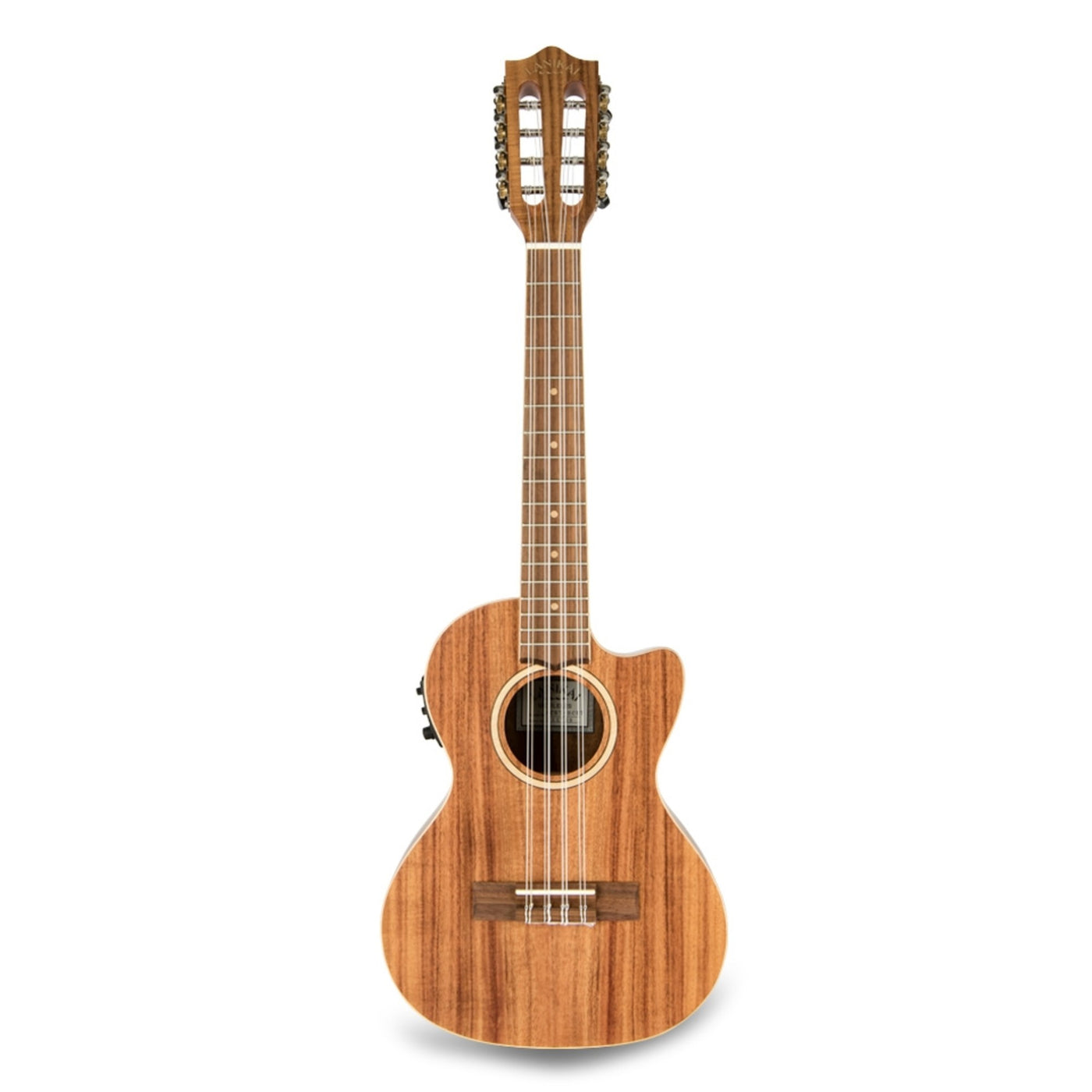 Lanikai ACST-8CET 8-String Ukulele, All Acacia Tenor Ukulele, Acoustic-Electric with Rosewood Fingerboard, Natural