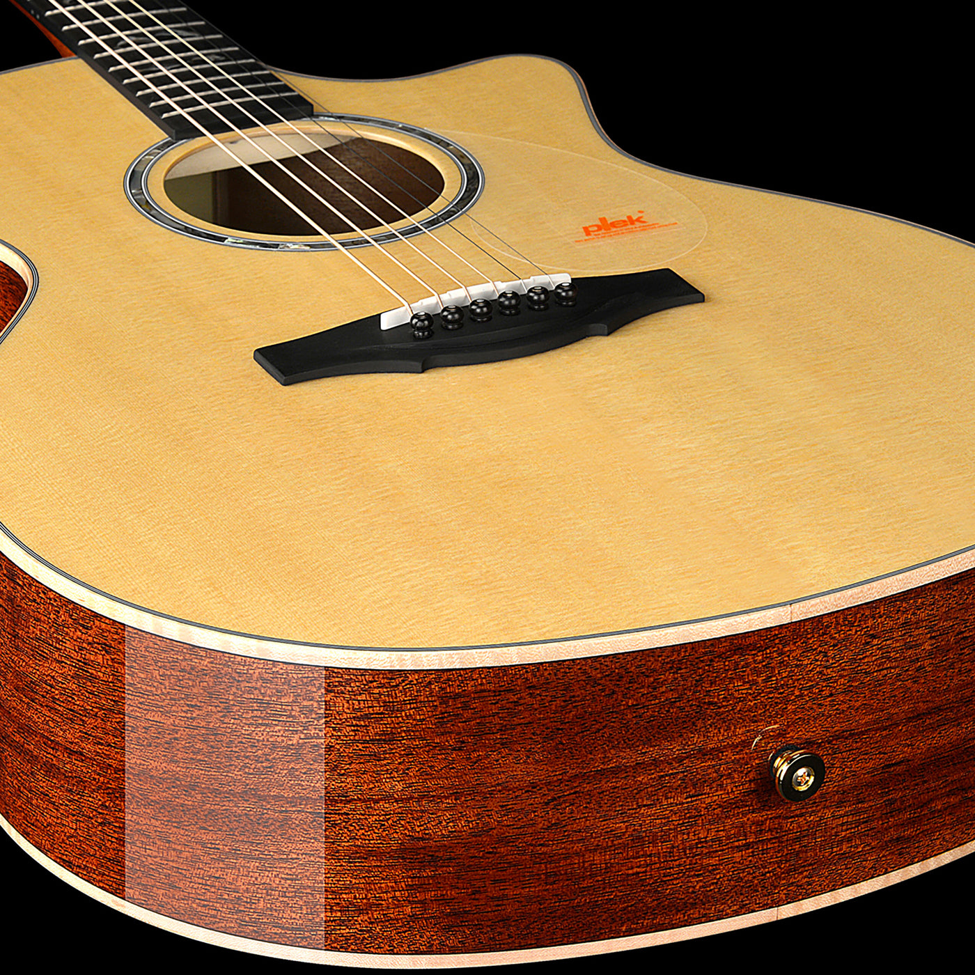 Kepma Elite All-Solid Grand Auditorium Guitar, Natural Finish