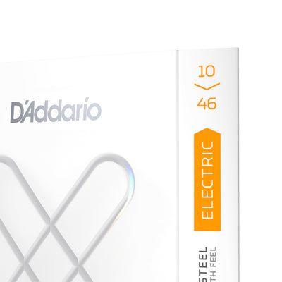 D'Addario XS Nickel-plated Steel Coated Electric Guitar Strings, .010-.046, Regular Light