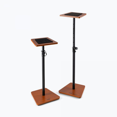 On-Stage SMS7500RB Wood Studio Monitor Stands - Pair - Rosewood