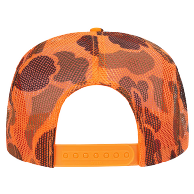 Troy Grove - Logo Hat - Neon Orange Camo