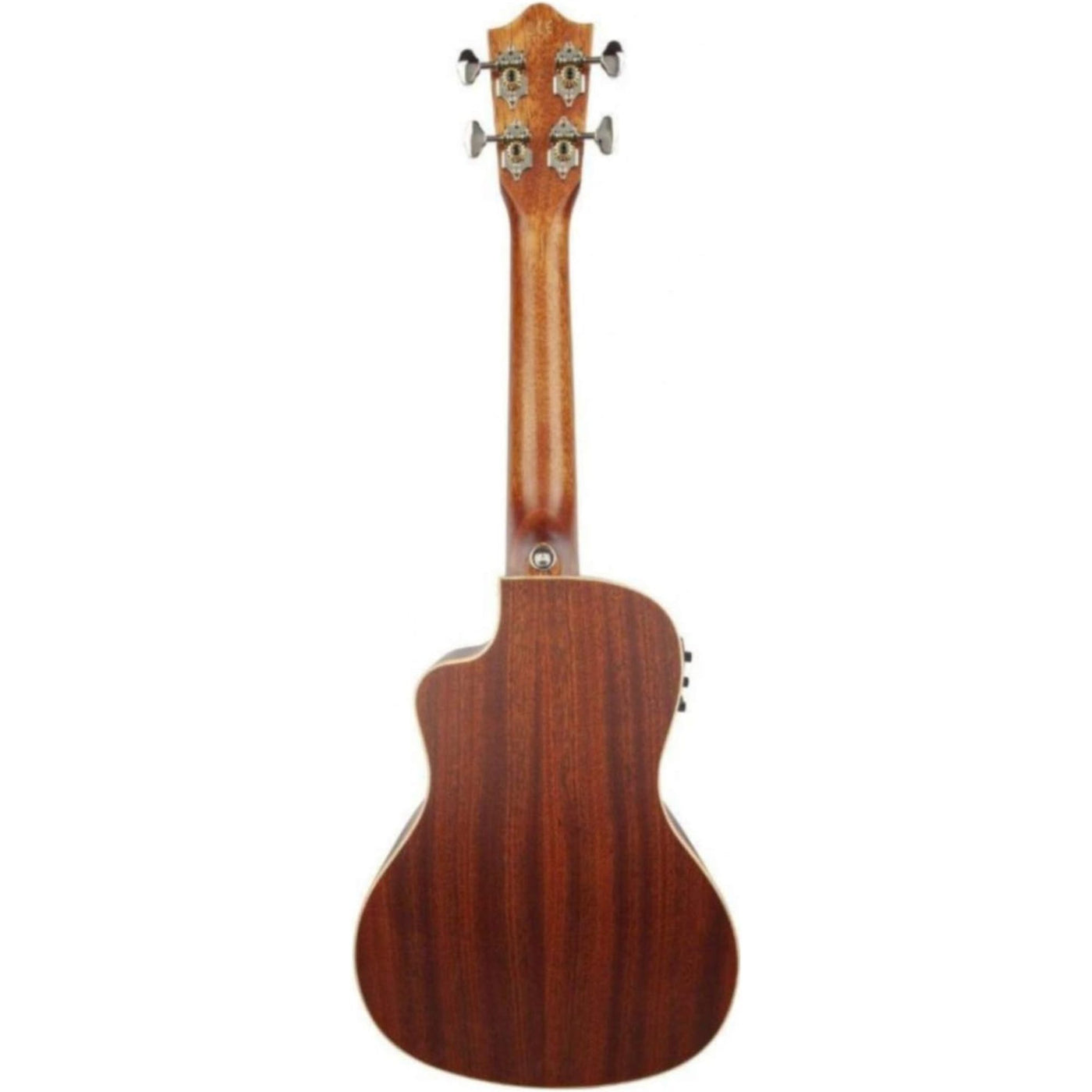 Lanikai CDST-CEC 4 String Ukulele, Cedar Solid Top Concert Ukulele, with Cutaway Acoustic-Electric Ukulele - Natural