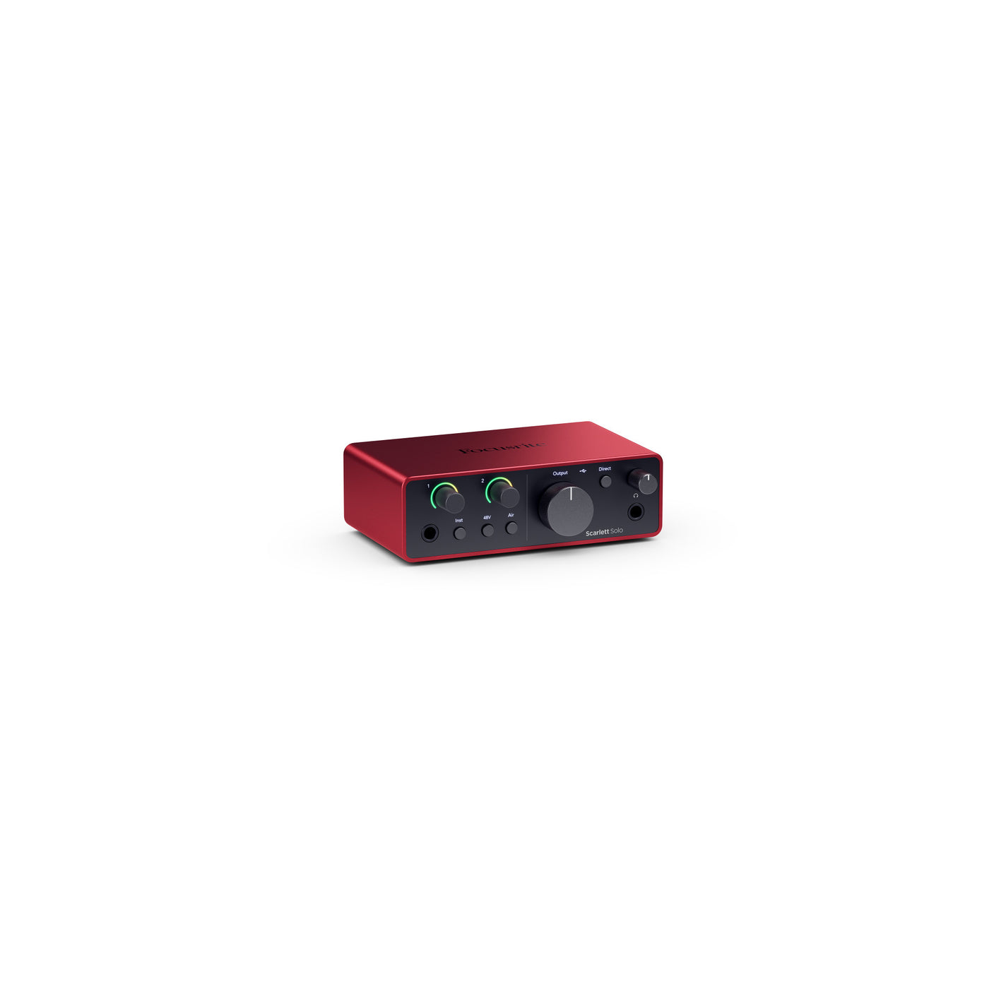 Focusrite Scarlett Solo (4th Gen) USB Audio Interface, Professional Quality Audio Equipment for Studio Musicians, Guitarists, & Producers