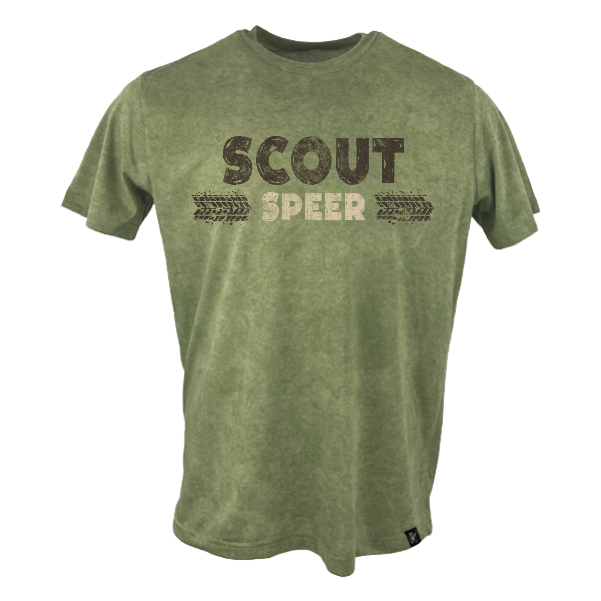 Scout Speer - Mud Logo Shirt - Vintage Green – Interstate Music