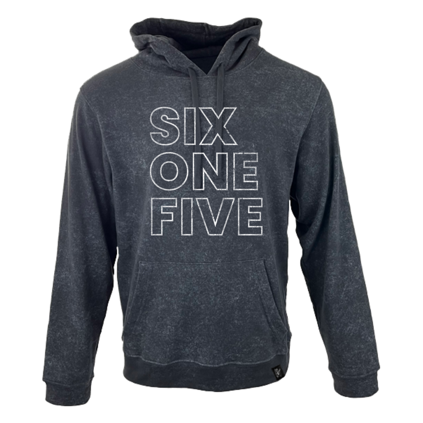 Six One Five - Hoodie - Vintage Black