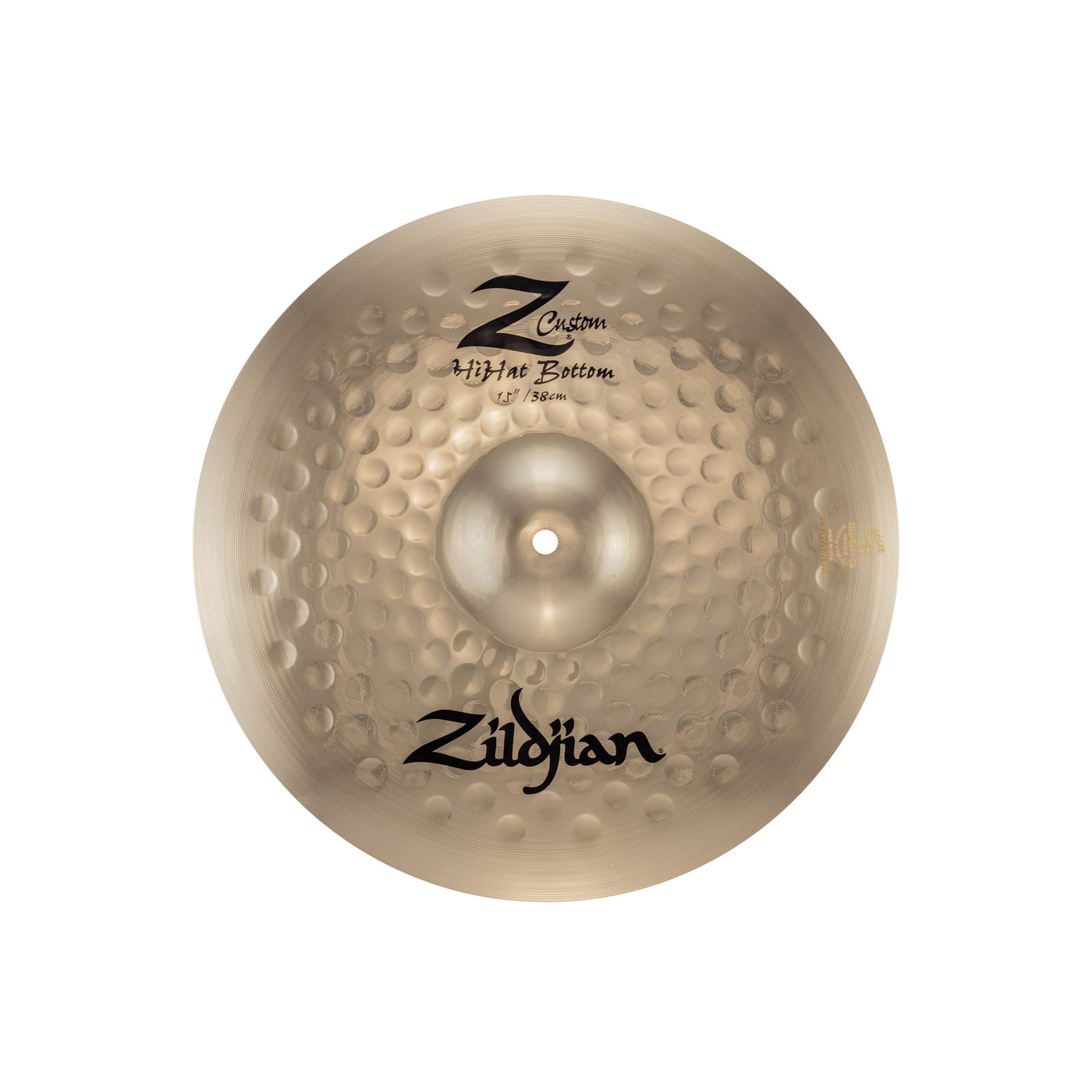 Zildjian Z Custom Hi-hat Cymbals, Bottom - 15-Inch (Z40106)