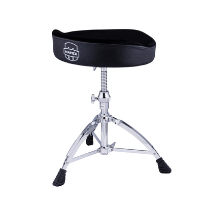 MAPEX Cloth Top Saddle Style Seat with 3 Double Braced Legs and Threaded Spindle (T685)