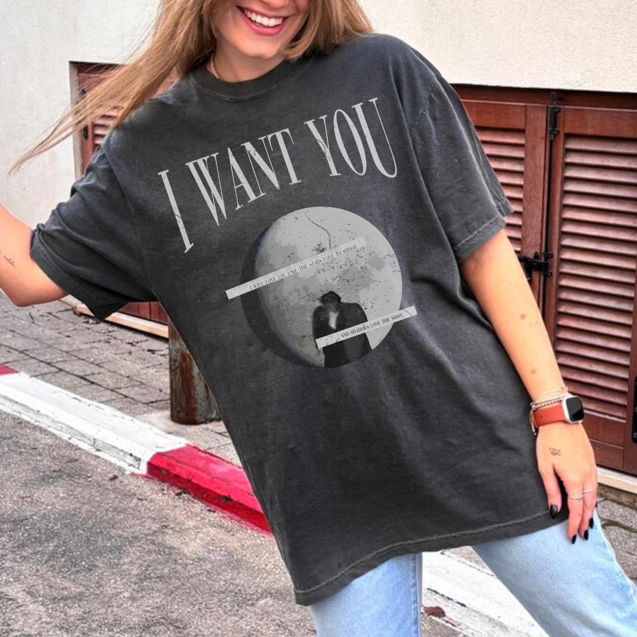 AUSTIN GIORGIO "I WANT YOU" VINTAGE BLACK T-SHIRT – Interstate Music