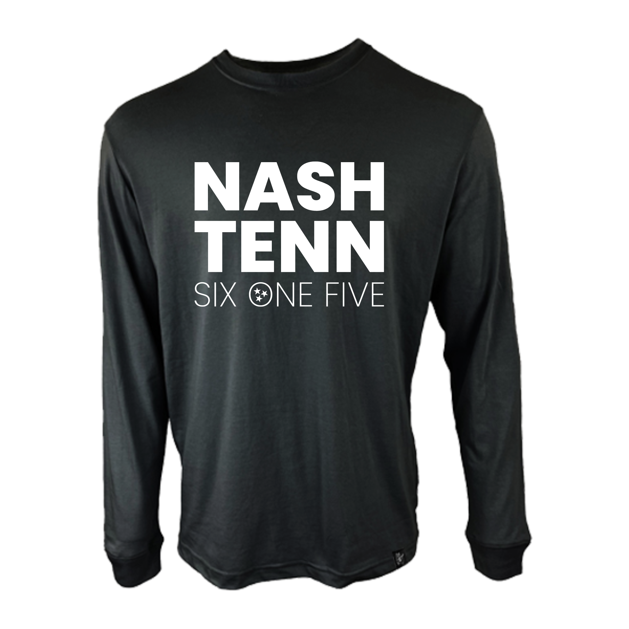 Nash Tenn Six One Five - Long Sleeve - Solid Black – Interstate Music