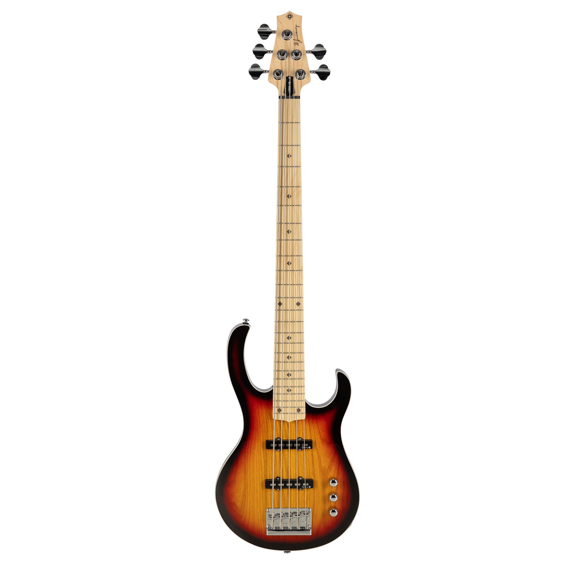 H. Jimenez 5 String Glossy Vintage Burst Bass Guitar With Deluxe Padde – Interst
