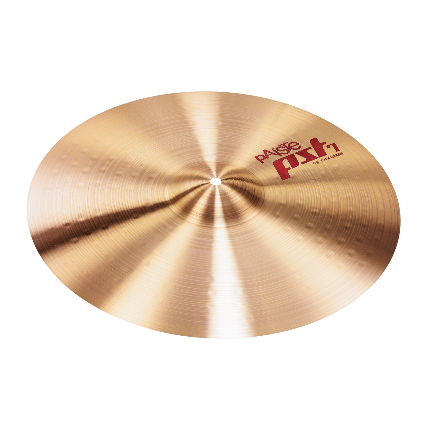 Paiste Thin Crash Cymbal, PST 7 Series, Percussion Instrument for Drums, 16"