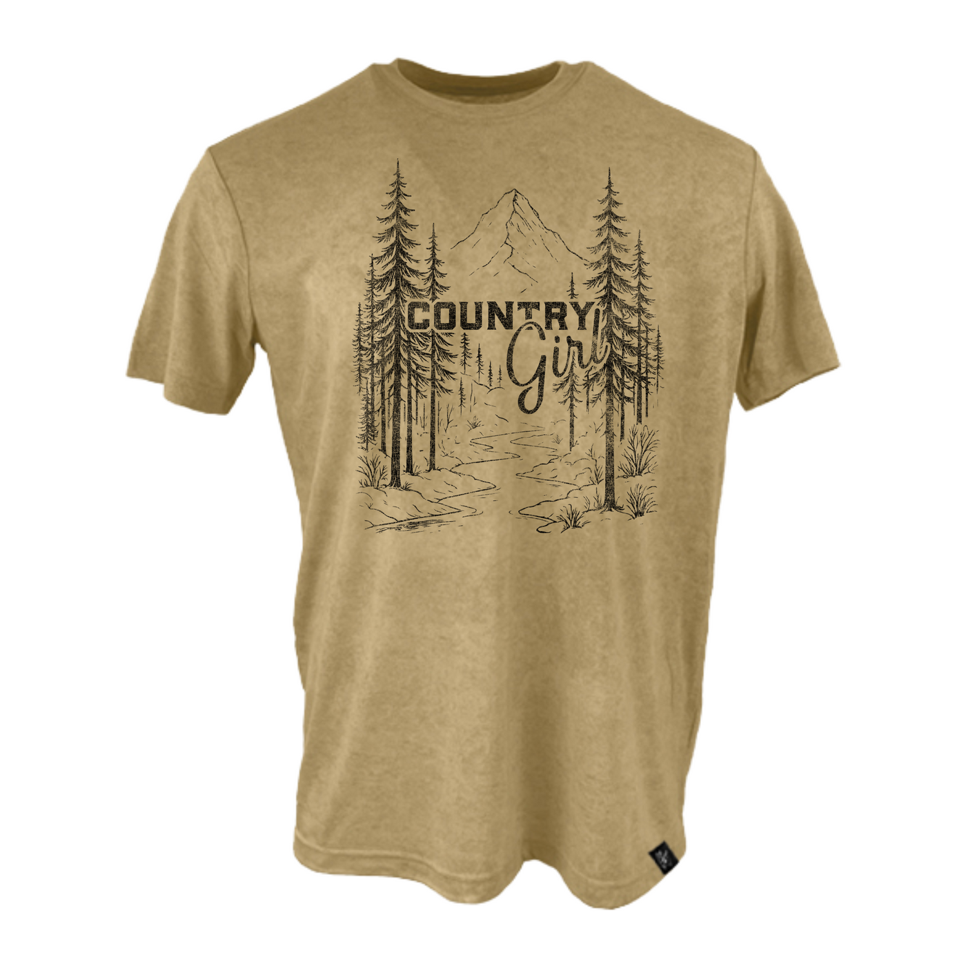 Reed Foley - "Country Girl" Scenic Shirt - Vintage Khaki