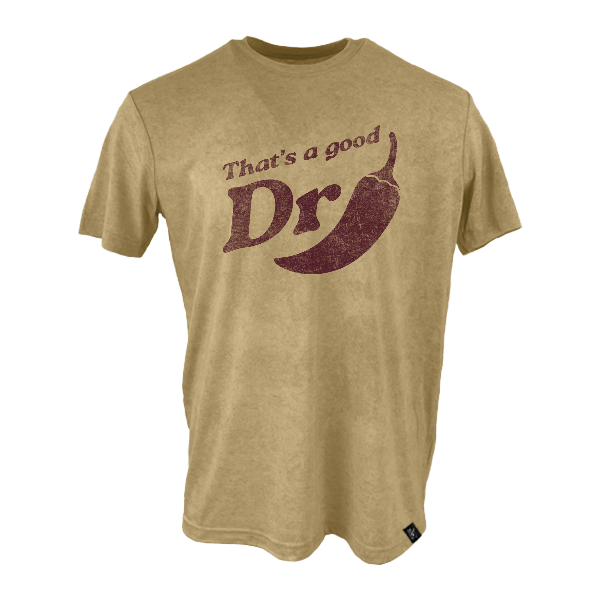 Justin Chopelas - Dr. Pepper T-Shirt - Vintage Khaki – Interstate Music
