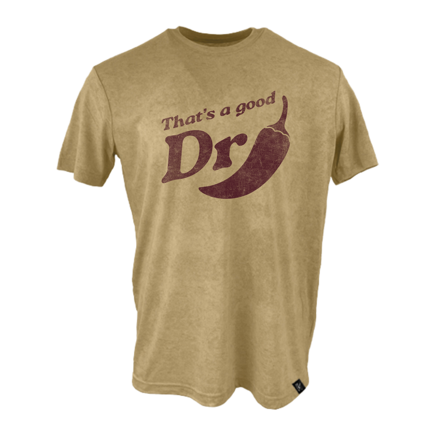 Justin Chopelas - Dr. Pepper T-Shirt - Vintage Khaki