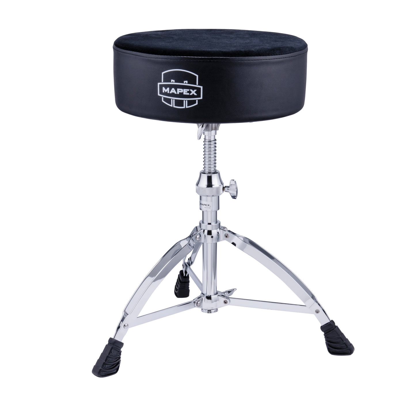 MAPEX Cloth Top SGS-Certified Foam Round Seat with 3 Double Braced Legs and Threaded Spindle (T680)