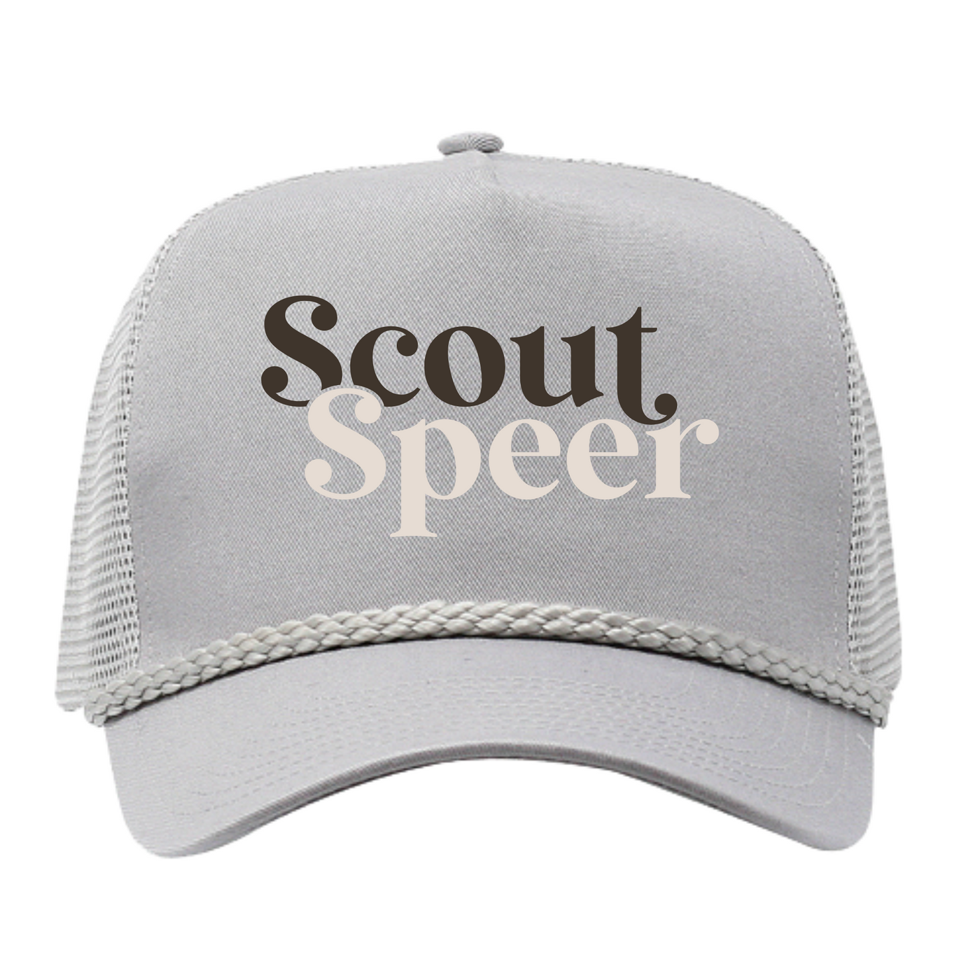 Scout Speer - Stacked Logo Hat - Gray