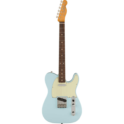 Fender Vintera II '60s Telecaster Electric Guitar with Alder Body, Maple Neck, Rosewood Fingerboard, and 2 Single-coil Pickups - Sonic Blue (0149050372)