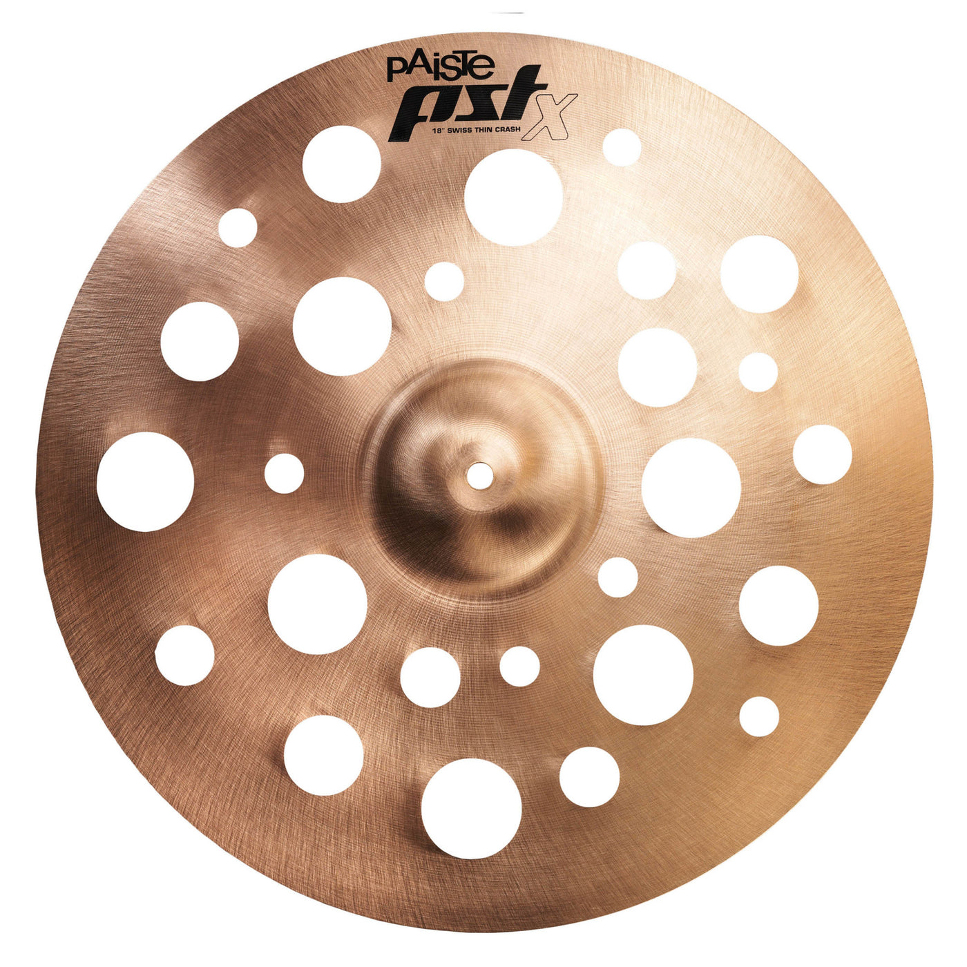 Paiste 1255210 PST X Swiss Splash Cymbal, PST X Series, Percussion Instrument for Drums, 18"
