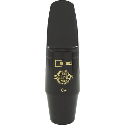 Selmer Paris S402C1 C* Mouthpiece for Alto Saxophone, Black, Saxophone Accessories