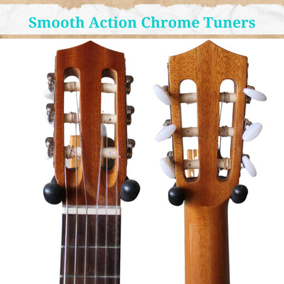 H. Jimenez LR1C Voz de Trio Cutaway Acoustic Guitar with Chrome Tuners