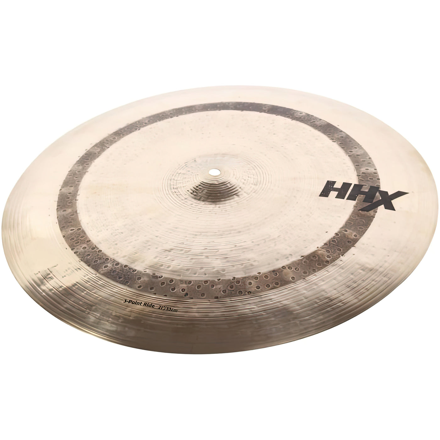 Sabian 21-Inch HHX 3-Point Ride Cymbal, Brilliant Finish (12118XBJD)
