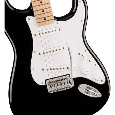 Squier Sonic Stratocaster Electric Guitar, Black (0373152506)