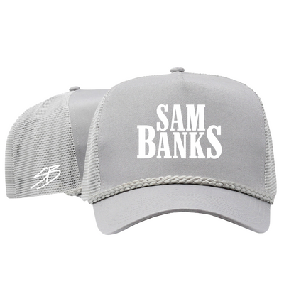 Sam Banks - Stacked Logo Hat - Gray