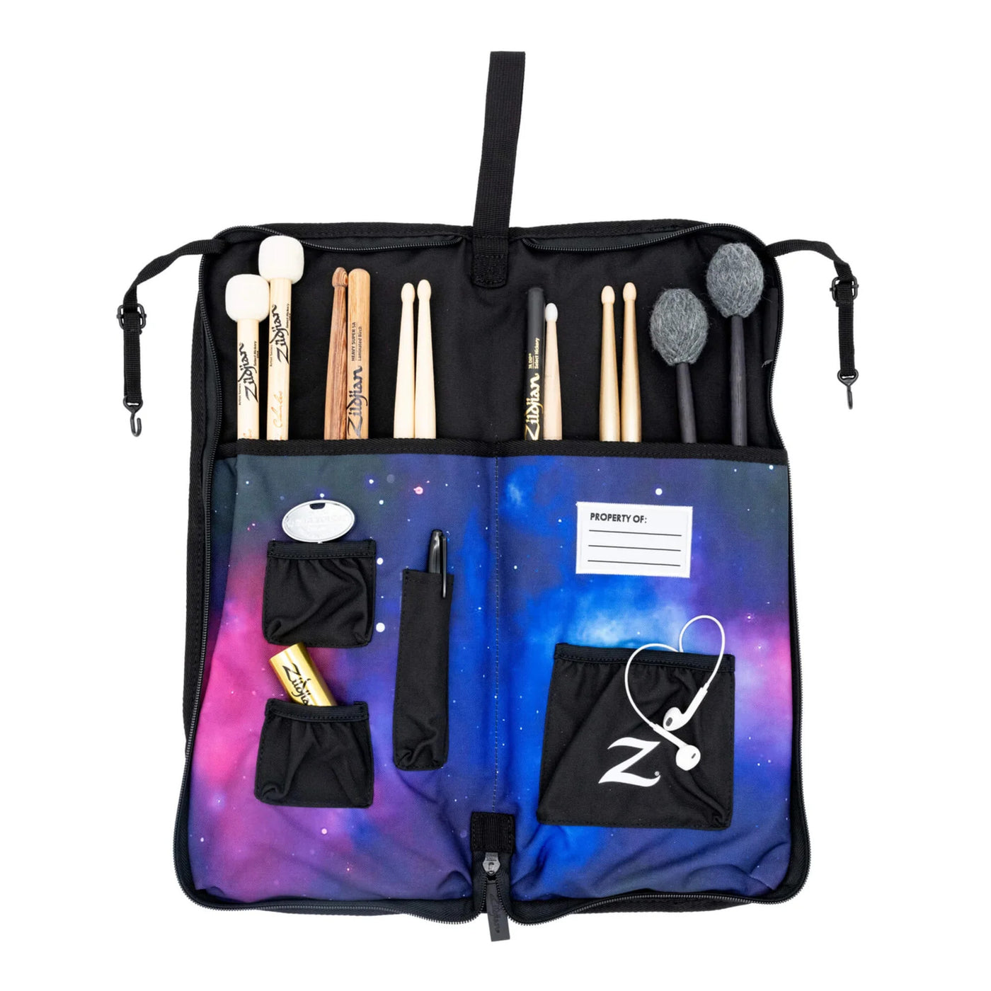 Zildjian Student Backpack and Stick Bag - Purple Galaxy (ZXBP00302)