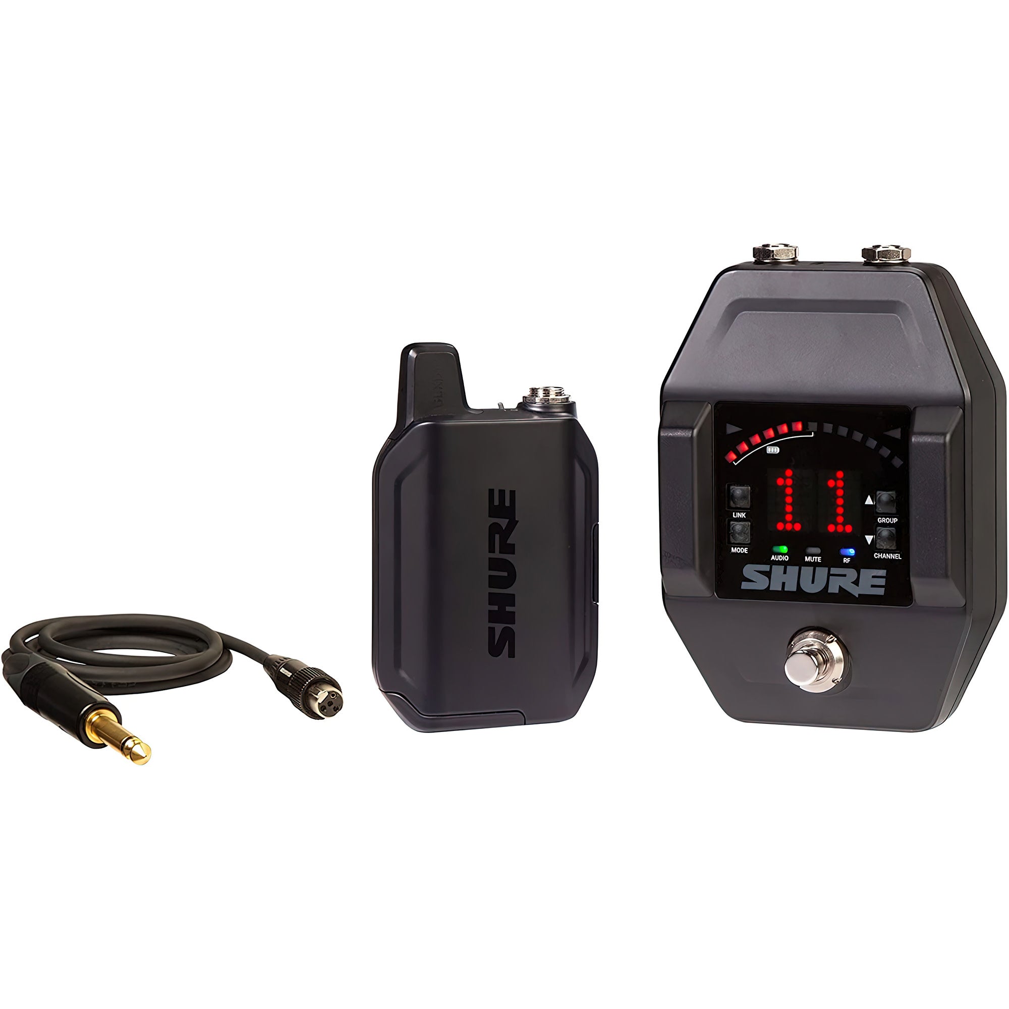 Shure Dual Band Pro Digital Wireless Guitar Pedal System for Guitarist – Interst